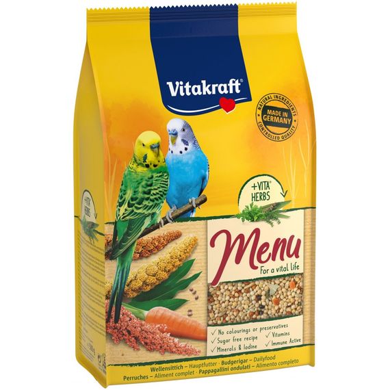 Корм Vitakraft Menu для хвилястих папуг 500 г