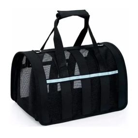 Черный Сумка переноска для кошек и собак CosmoPet CP-46