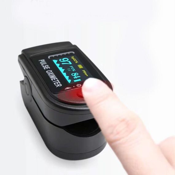 Медицинский пульсоксиметр TFT на палец SP2 / Электронный измеритель пульса и кислорода в крови | Зображення 7