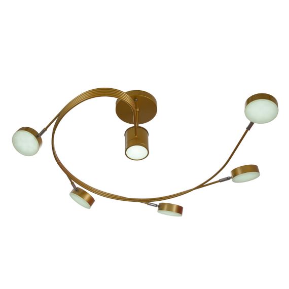 Люстра светодиодная в зал 42W WW G (BR-01 610C/6) | Зображення 7