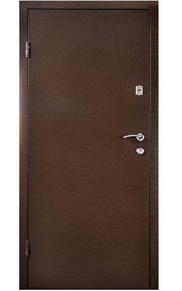 Двері вхідні Оптіма Мідь антік ПВХ Дуб темний Ескада 1 Мідь антік