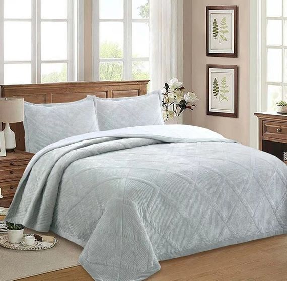 Покривало Soho 200х230 см Velur Silver