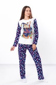 Піжама жіноча "Family look" Носи своє 44 Синій (p-7568-179510)