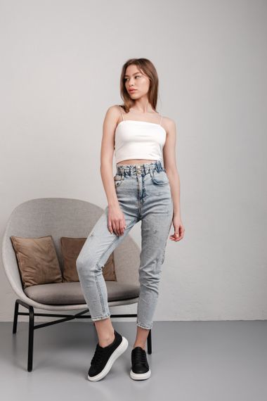 Кроссовки женские Fashion Cheril 3945 39 размер 245 см Черный | Зображення 9