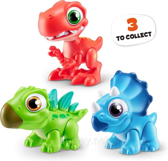 Игровой набор с динозавром Раптор и тестом для лепки Zuru Smashers Junior Dino Raptor | Зображення 6