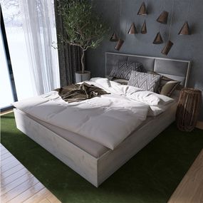 Ліжко двоспальне Еверест КЛ-1400 Лайт (підйомний механізм)  140х200 см Дуб Крафт білий