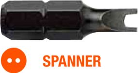 Насадка викруткова USH Industry : SPANNER SP4 x 25 мм, Уп. 5 шт. VR-UUSE0012730