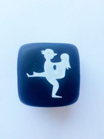 Гральний кубик КАМАСУТРА чорний sexstyle
