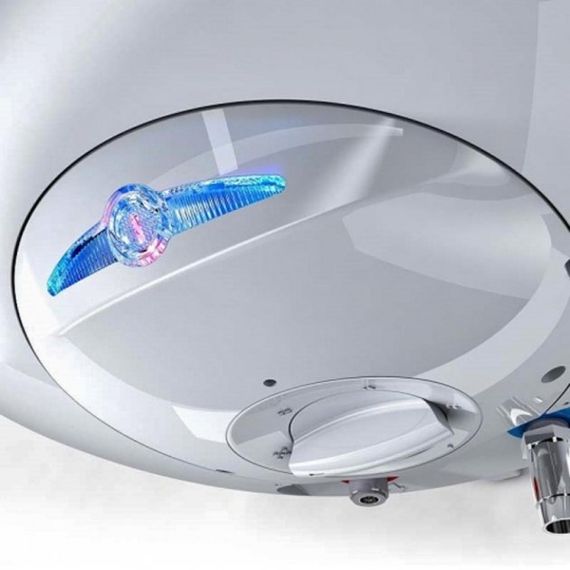 Бойлер Tesy GCV 1504420 B11 TSR Bilight 3,0 кВт, "сухий" ТЕН, 150 л, вертикальний, циліндричний, білий (305141) | Зображення 3