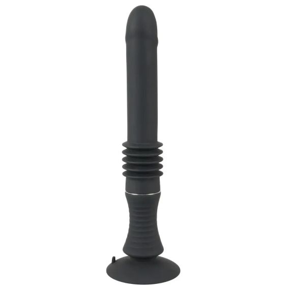 Вібратор із фрикціями реалістичний на присосці You2Toys чорний, 28.5 х 3.2 см Sex Aura | Зображення 2