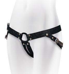Джинсовые трусики для страпона Adrien Lastic - Lastic Strap-on sexstyle