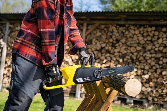 Комплект ланцюгова пила Karcher  CNS 36-35 Battery, 36В, швидкозарядний комплект, акб 36В 5Ач 9.612-129.0 (9.612-129.0) | Зображення 4