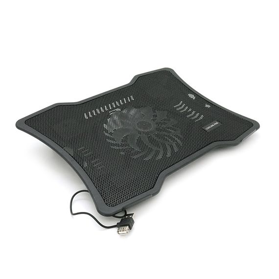 Подставка под ноутбук Pccooler N133, 10-15", 1*140mm, BLUE LED 1300±10% RPM, корпус металл+пластик, 1xUSB 2.0, Black, Box