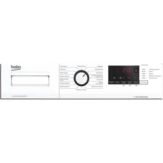 Стиральная машина Beko фронтальная WUE6612IXBW | Зображення 3