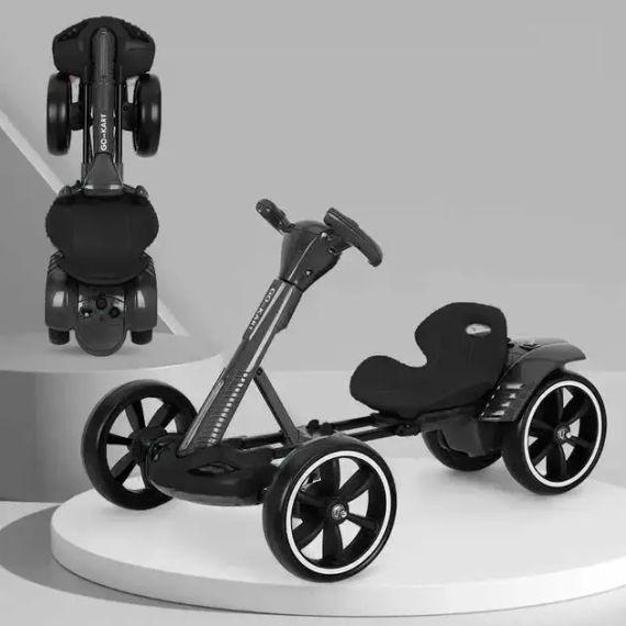 Електромобіль складний з акумулятором 6V 4.5Ah та швидкістю до 6 км/год/M-6072 Eco Koleso білий | Зображення 4