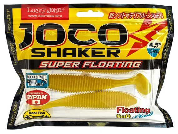 Виброхвост 4,5" LJ Лаки Джон Joco Shaker Super Floating 303-F03 | Зображення 1
