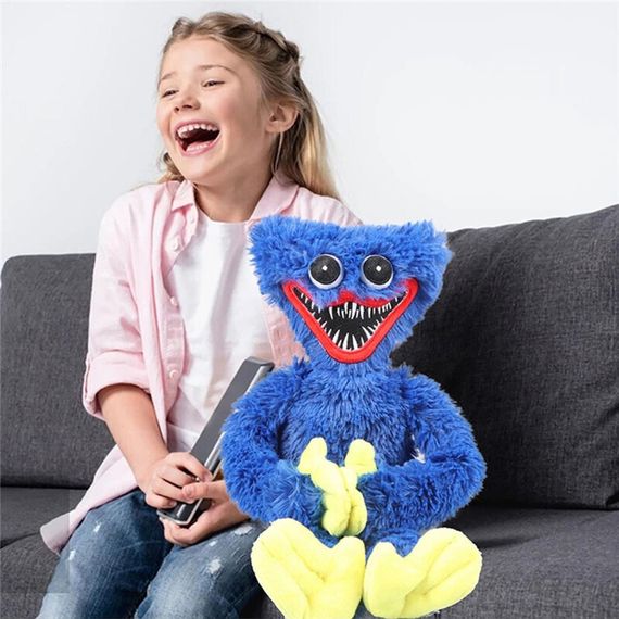 Мягкая игрушка Хаги Ваги 37 см, с липучками на руках, Синяя / Монстрик обнимашка для детей | Зображення 7