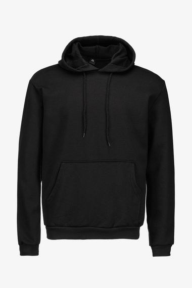 Худі однотонний чоловічий 2108 M Чорний shop (2000990748584) | Зображення 6