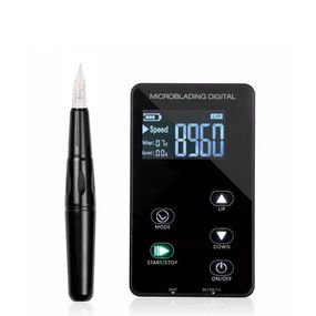 Тату машинка для перманентного макияжа татуажа с сенсорным дисплеем, 10 игл, для бровей, глаз, губ, игла-дюза