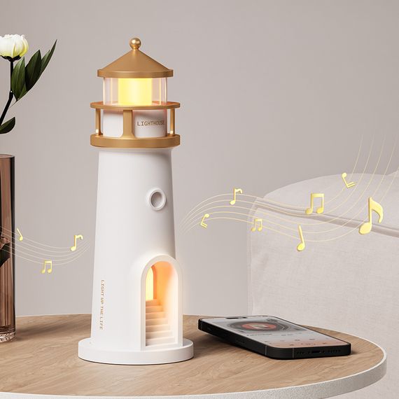 Нічний маяк з проекцією місяця  LightHouse проектор місяця з акумулятором | Зображення 2