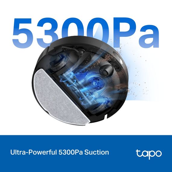 Робот-пылесос TP-LINK TAPO RV 30 MAX LIDAR с поддержкой влажной уборки TAPO-RV30-MAX | Зображення 4
