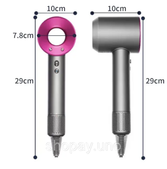 Фен для волос Leafless Hair Dryer S238-1 для дома и салона ∙ Легкий и ионный фен Leafless Hair Dryer S238-1 | Зображення 3