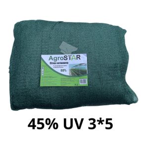 Сітка затіняюча &quot;AgroStar&quot;з UV(3*5) 45%затінення,