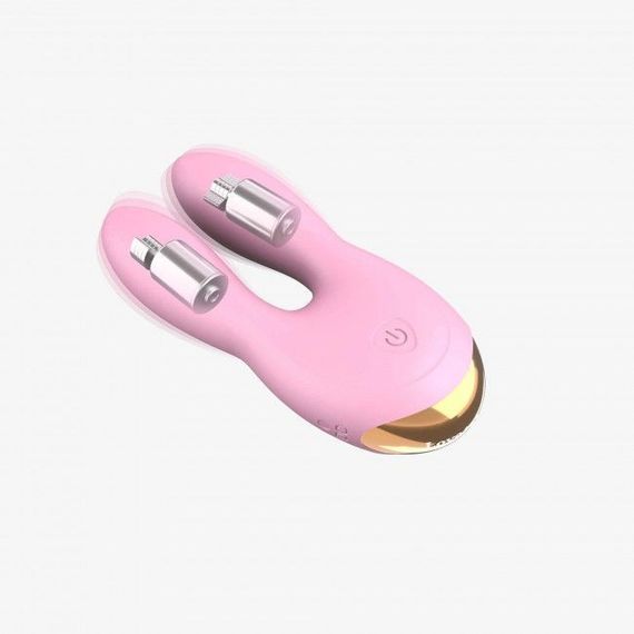 Вібратор-кролик Love To Love Hear Me Rose з двома моторчиками і різнобарвною LED-підсвіткою | Зображення 1