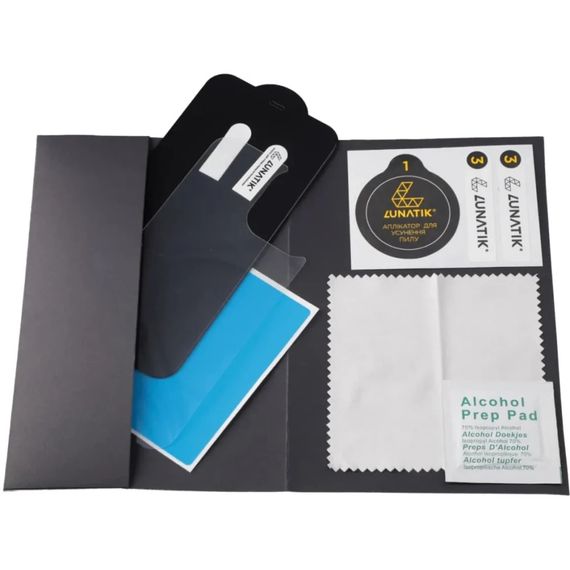 Скло захисне Lunatik Premium Tempered Glass 2.75D Black for iPhone 12/iPhone 12 Pro (793161) | Зображення 8