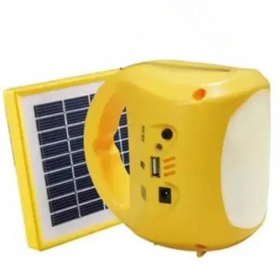 Фонарь ручной с солнечной батареей Power Master Желтый