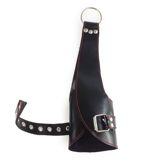 Поручі для підвісу Fetish Hand Cuffs For Suspension із натуральної шкіри, Чорний, One Size | Зображення 2