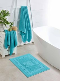 Рушник Zeron 128367 Туреччина 90*50  Махра Бірюзовий