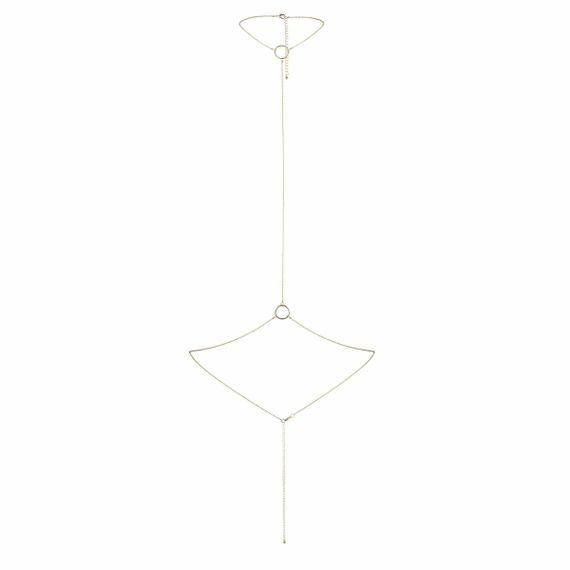 Цепочка на шею и пояс Bijoux Indiscrets Magnifique I Body Chain - sILVER, украшение на тело Sex Aura | Зображення 2
