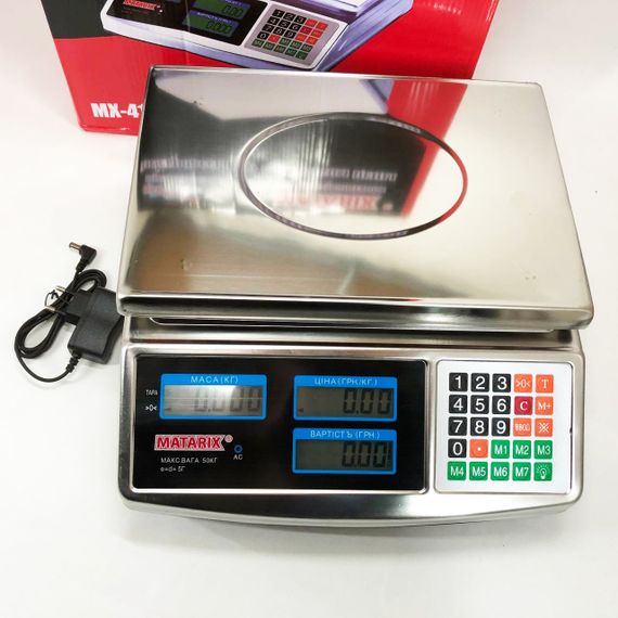 Електронні ваги Matarix MX-413 до 50 кг, Електронні ваги для зважування предметів | Зображення 8
