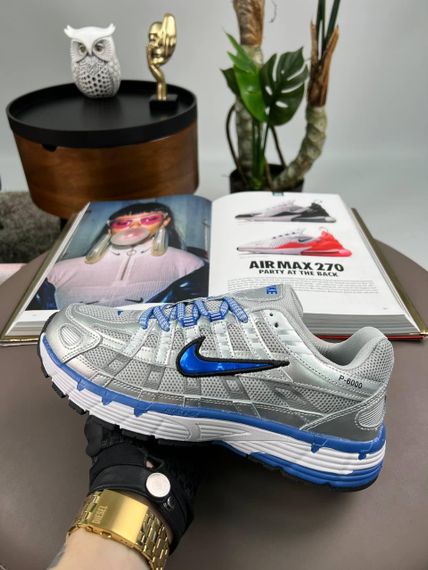 Мужские кроссовки P-6000 M Silver Blue весна / лето / осень A3780 44 28 см