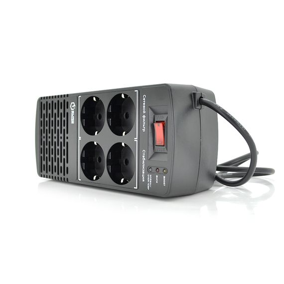 Стабілізатор напруги релейний Europower EPX-1004 1000VA 500W, input: 184 ~ 276V, output: 220V ± 10%, 4 SHUKO, Q