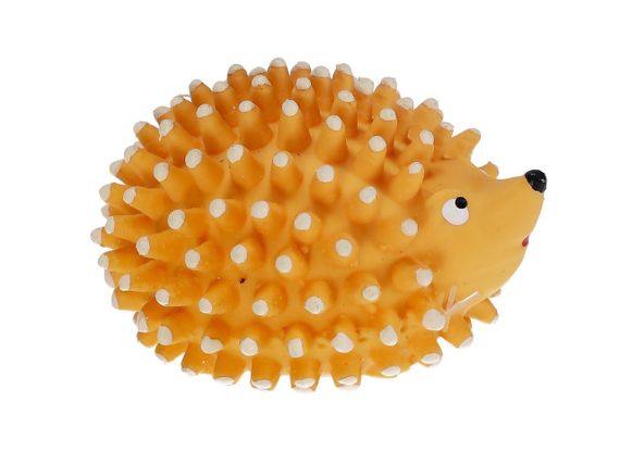 Іграшка для собак Misoko&Co Hedgehog, жовтий, 10 см