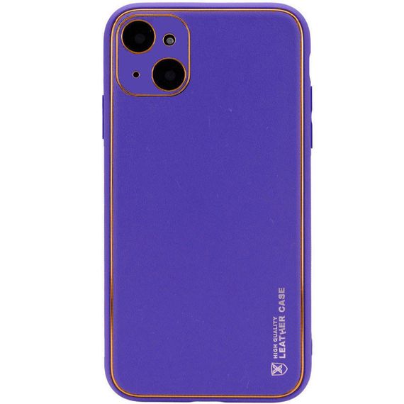 Шкіряний чохол Xshield для Apple iPhone 14 (6.1") Фіолетовий/Ultra Violet