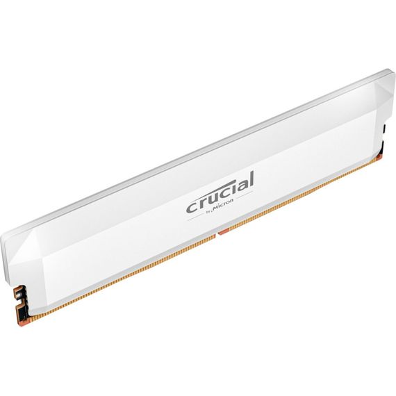 Модуль пам'яті для комп'ютера DDR5 16GB 6400 MHz Pro Overclocking White Micron (CP16G64C38U5W) | Зображення 1