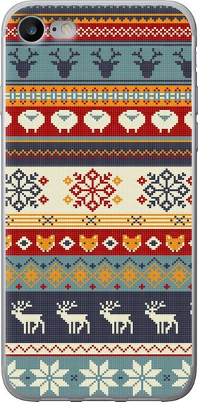 Чехол на iPhone 8 Рождественский орнамент "3303u-1031-17620"