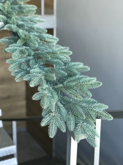 Гірлянда хвойна Classic лита 1,2 м блакитна | Зображення 6