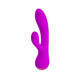 Вибратор Pretty Love Zachary с клиторальным стимулятором, розовый Sex Aura