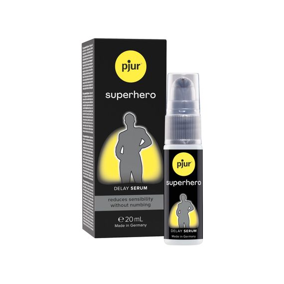 Пролонгувальний гель pjur Superhero Serum 20 мл, створює невидиму плівку, що знижує чутливість | Зображення 3