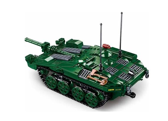 Конструктор M38-B1010 SLUBAN "Танк" 25,5см, фигурки, 692дет, в коробке (6903317468867) | Зображення 3