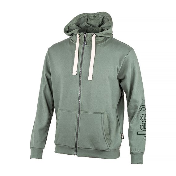 Толстовка JEEP HOODED SWEATSHIRT FULL ZIP Sleeve Embroidery