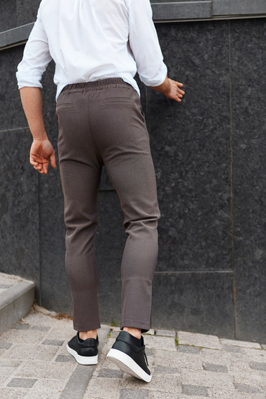 Брюки коричневые коричневый S XL | Зображення 3