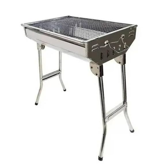 Мангал переносний з ґратами BBQ BARBECUE TRAY 882