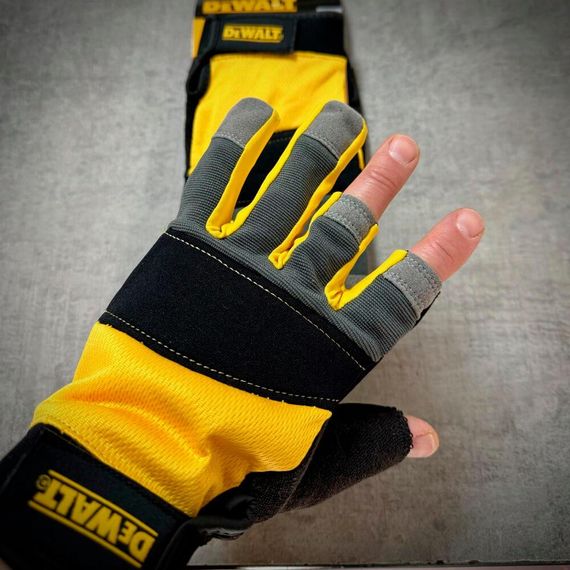 Рукавички універсальні, частково відкриті DeWALT DPG214L | Зображення 5