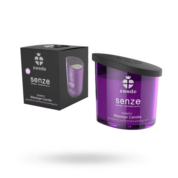 Масажна свічка - Swede Senze Divinity Grapefruit Palmarosa Petitgrain, 50 мл Sex Aura | Зображення 2