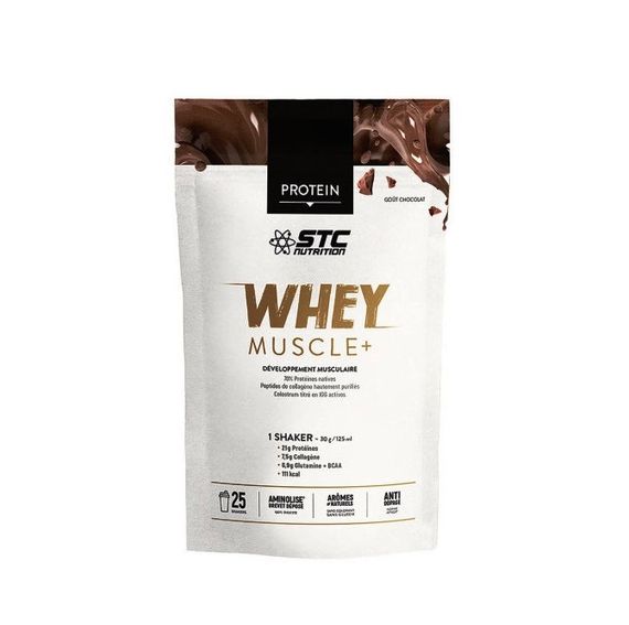 Протеин STC NUTRITION WHEY MUSCLE+ PROTEIN 750 g /25 servings/ Chocolate